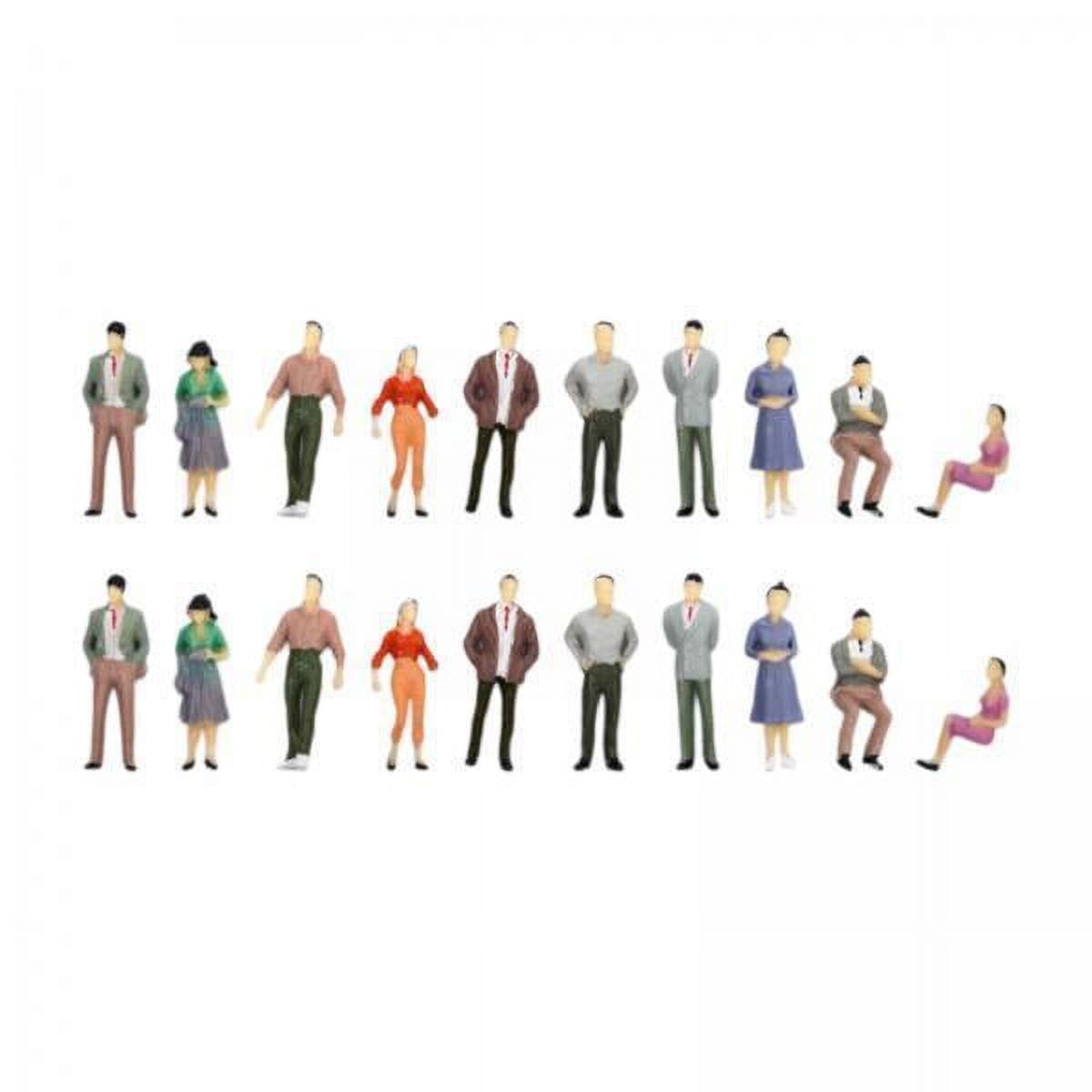 PETSOLA 4X Tiny People Micro Landscape Layout Miniature Model Railroad