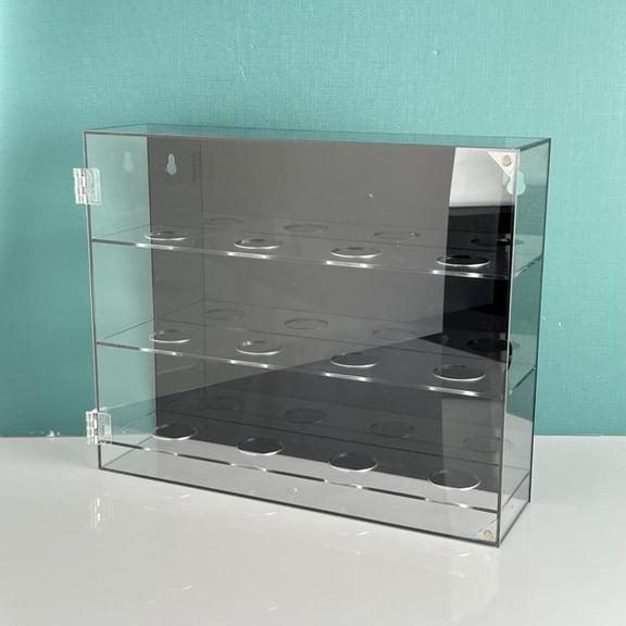 PETSOLA Acrylic s Display Case Sport s Display Box Gift Visible Trophy Organizer Box Storage Box for Office Home Bedroom