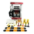 PETSOLA Gas Station Street Signs Playset, Roadblocks Toys, Educational
