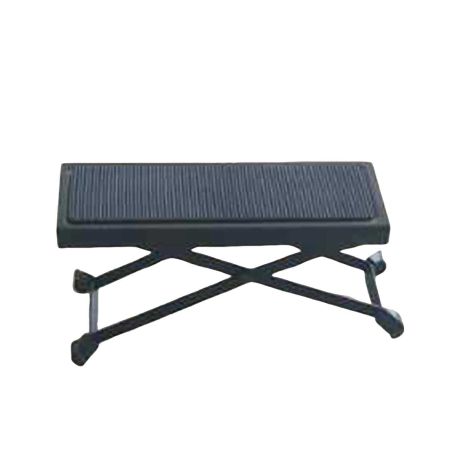 PETSOLA Guitar Foot Stool Guitar Foot Stand Stainless Steel Support Guitar Foot Rest Foldable for Electric Guitar Classical Guitar