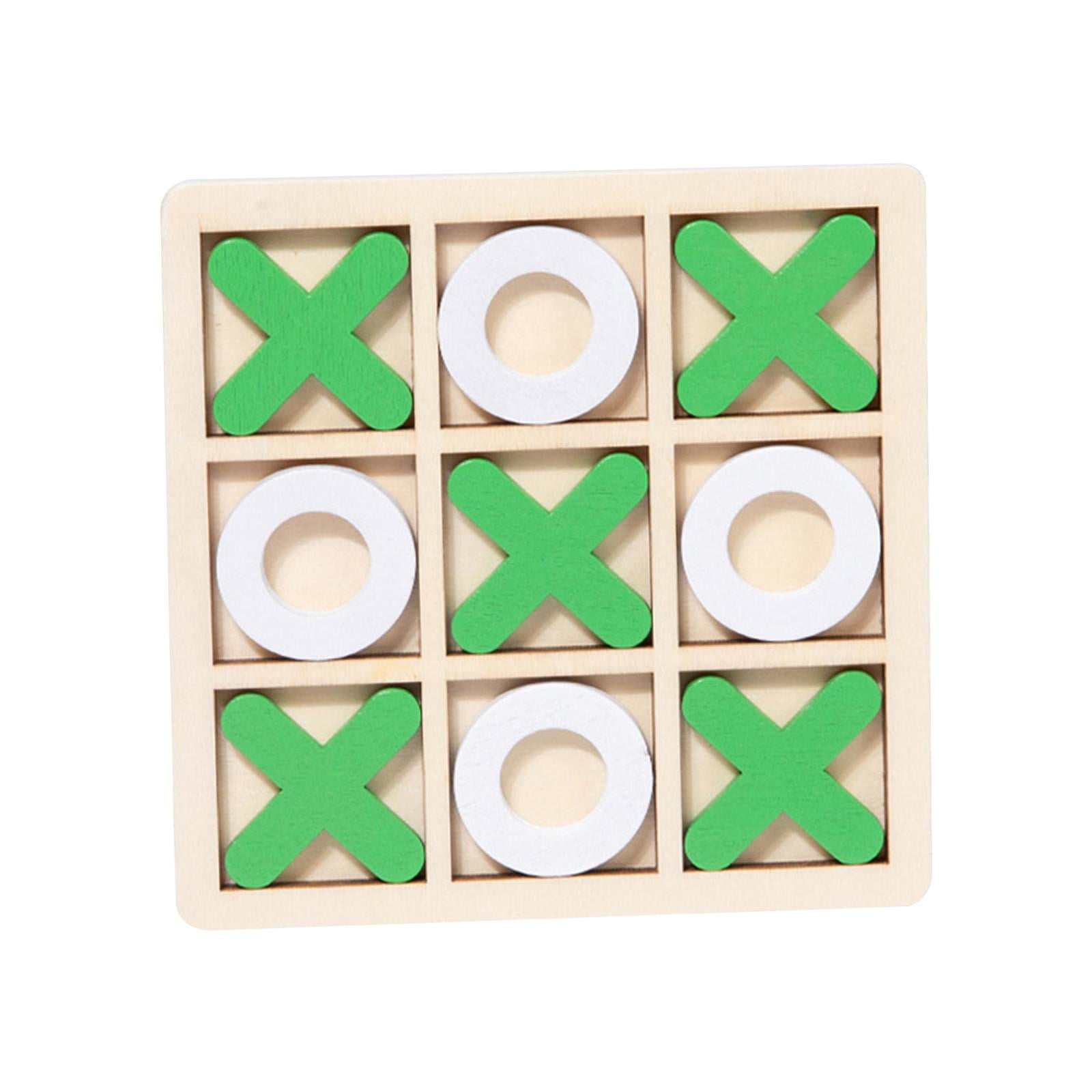 PETSOLA Tic TAC Toe Games Brain Teaser Puzzles Coffee Table Decor Night ...