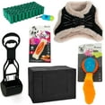 thumbnail image 1 of PETSWORLD Dog Starter Kit, Warm Black Harness for Medium Dogs, Shock Collar, Tie Out Stake 250 lb, Dog Ball Toy, Bacon Toy, Pooper Scooper + Dog Waste Bags 1000 Ct, 1 of 3