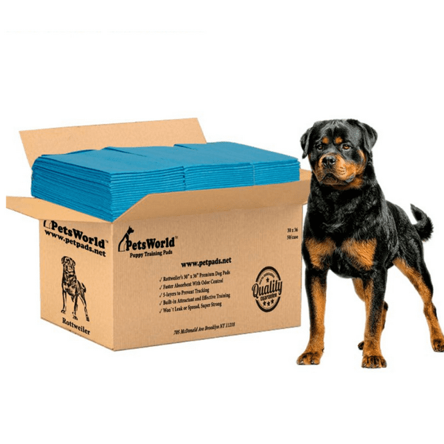 "PETSWORLD XL Training Puppy Pads, Extra Large, Odor Eliminating, 5 Layer Ultra Absorbent, 30