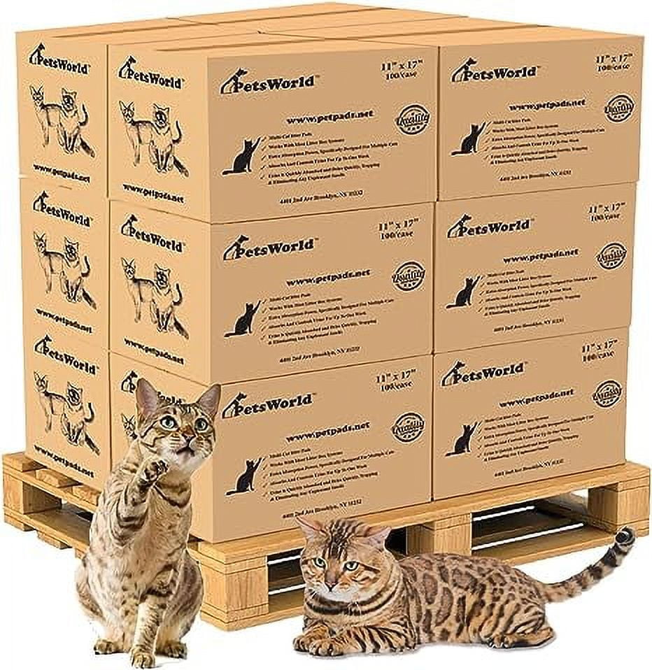 PETSWORLD Multi Cat Pad Refills for Cats Breeze Litter System, Ultra