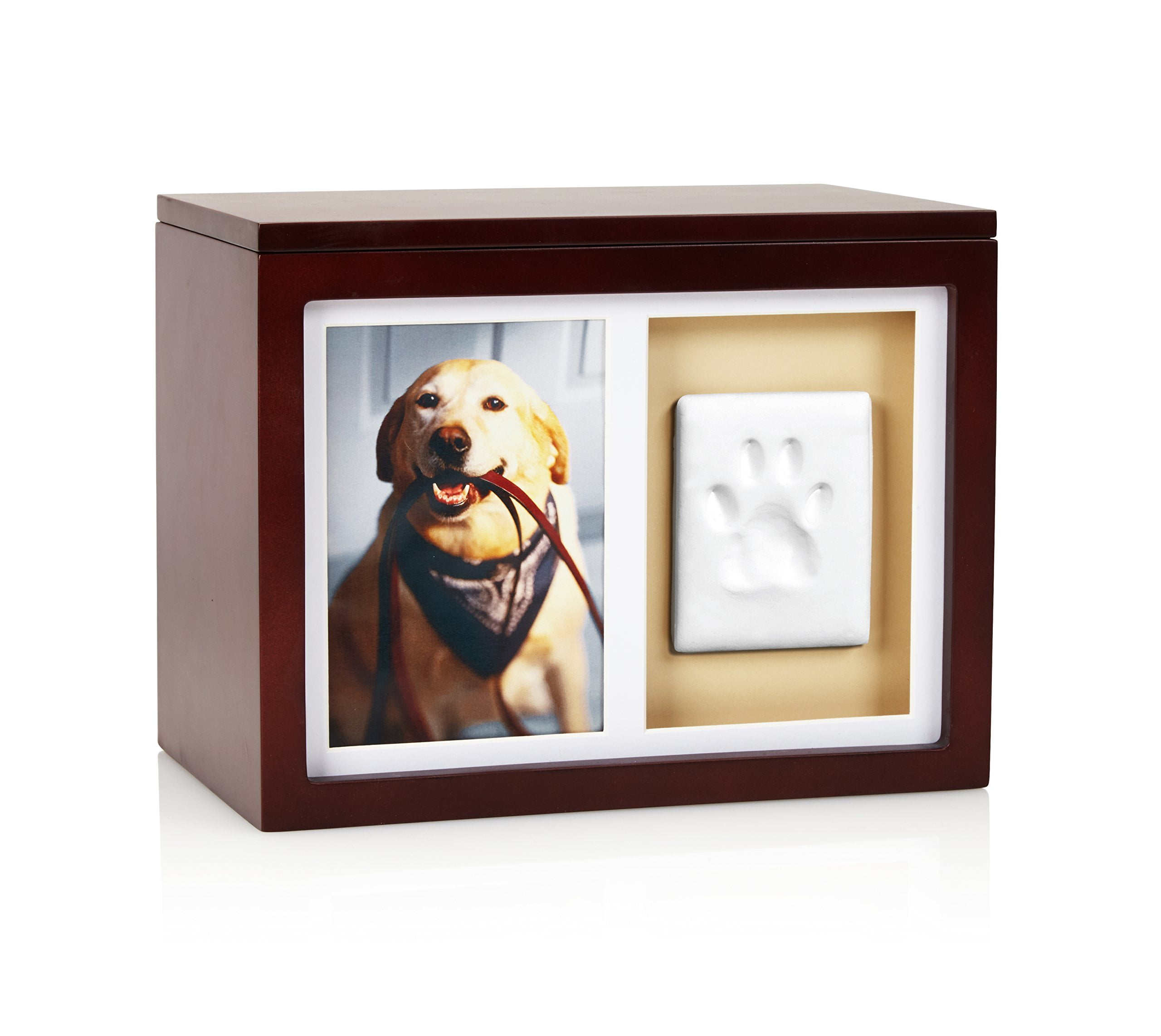 PETT Pet paw print frame with clay print kit and photo display