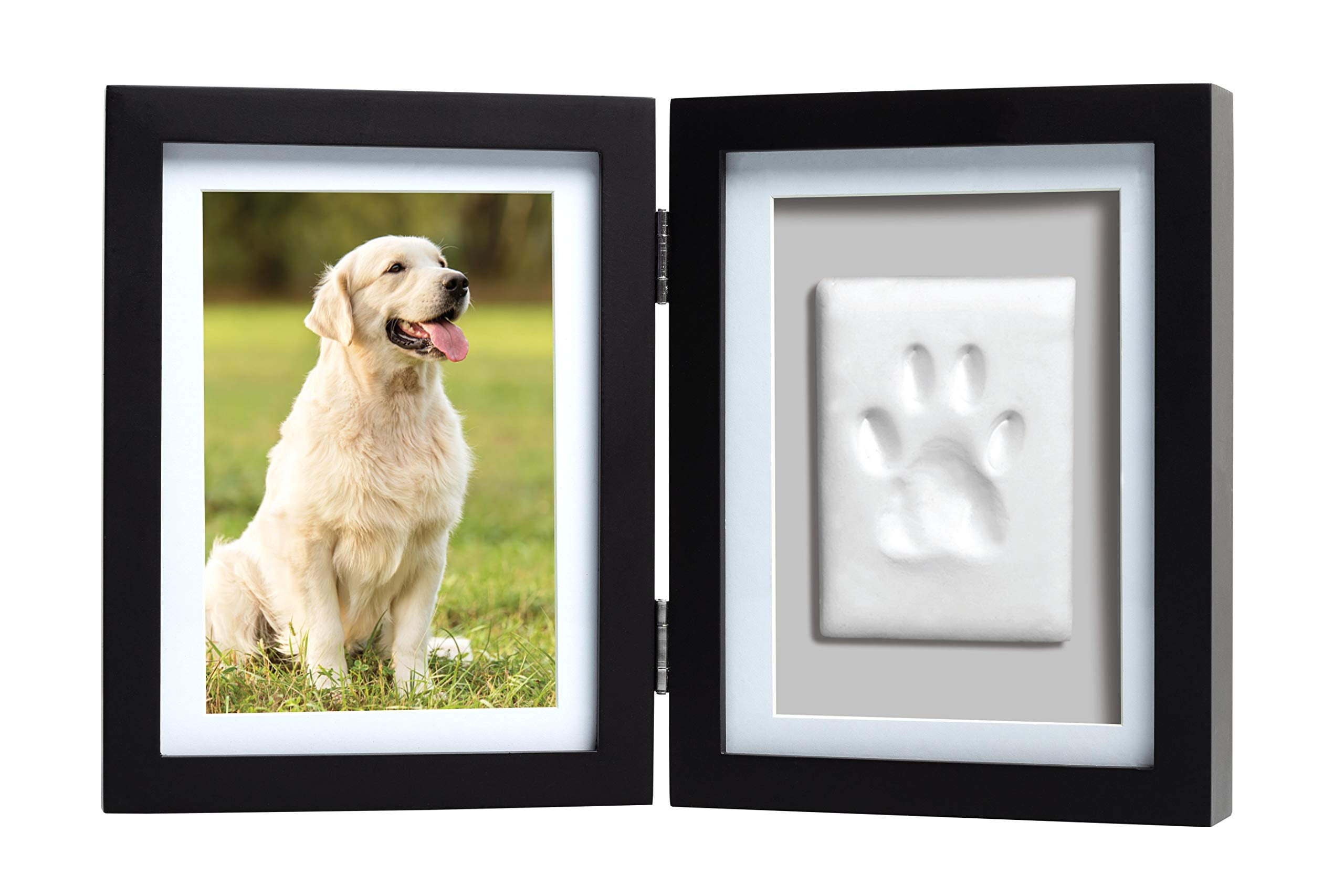 PETT Pet paw print frame with clay print kit and photo display