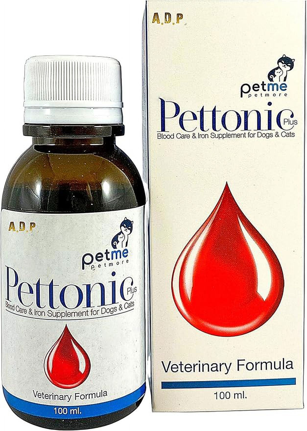 PETTONIC 100 ML. Tonic Pet Booster Liquid Dog Blood Support Iron