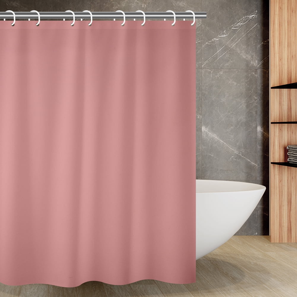 Peva Bathroom Shower Stall Curtain Liner 72 W X 72 H Pink