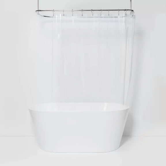 PEVA Medium Weight Shower Liner Clear