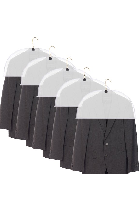 PEVA Suit Shoulder Protection Dust Proof Covers White 305x610x9mm DIY