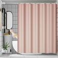 thumbnail image 1 of PEVA Waterproof Shower Curtain, Pink Printed Bathroom Curtain with Grommets, Mold Resistant Liner for Bath, Dorm, RV, and Spa, Includes Plastic Hooks (3 Pcs), 1 of 9