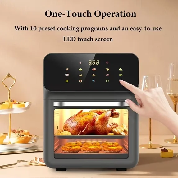 PEVXOU 11.5QT Desktop Oven Set 10 in 1 Multifunctional Air Fryer ...