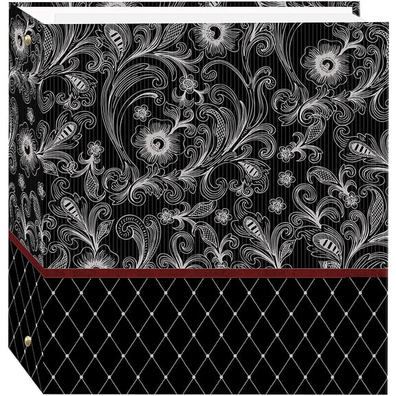 PEWTER ETCHINGS 3-ring album w EZ-stick magnetic pages