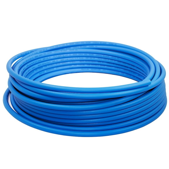PEX-A Pipe 1/2 In x 500 Ft, Blue Tubing for Cold Water Plumbing, Potable Water Line, NSF Certified