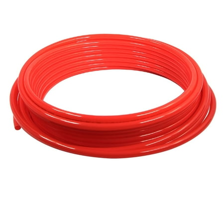 PEX-A Pipe 1/2 Inch x 100 Feet, Red Tubing for Hot Water Plumbing, Potable Water Line, NSF Certified