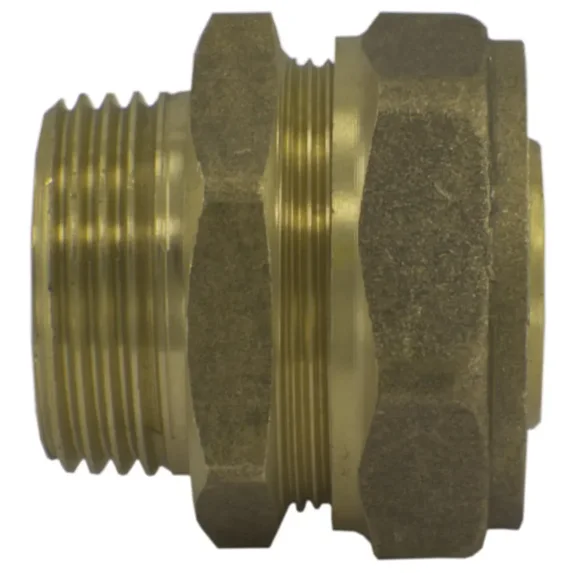 PEX-AL-PEX Fitting 32mm Compression x 1" Male NPT - Qty 10