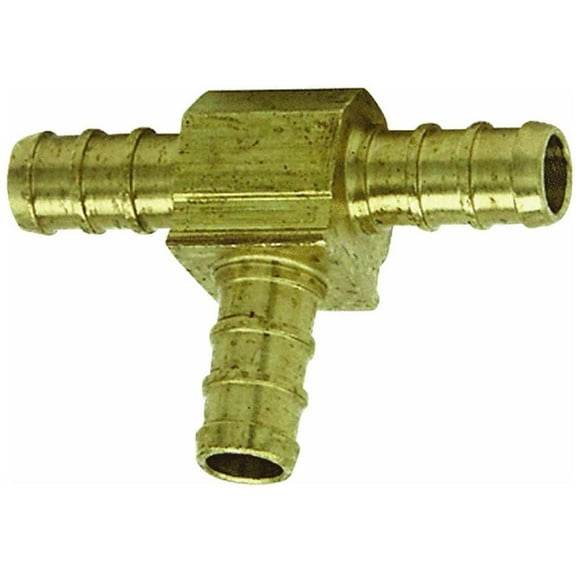 RWC PEX Brass Tee Fitting - For PEX Tubing - Multicolor