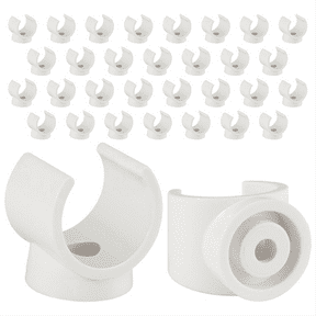 PEX Clips Pipe Clamp, 50Pcs 3/4 Inch Clamp for PVC Water Pipes and Tubing Hoses, Plastic U-Shaped Tools