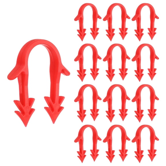 Uxcell PEX Foamboard Staples, U Shape Dual-Barbed Pex Pipe Fixture for Foamboard Insulation Tarp Tubing Copper Pipe Fixing 5/8"