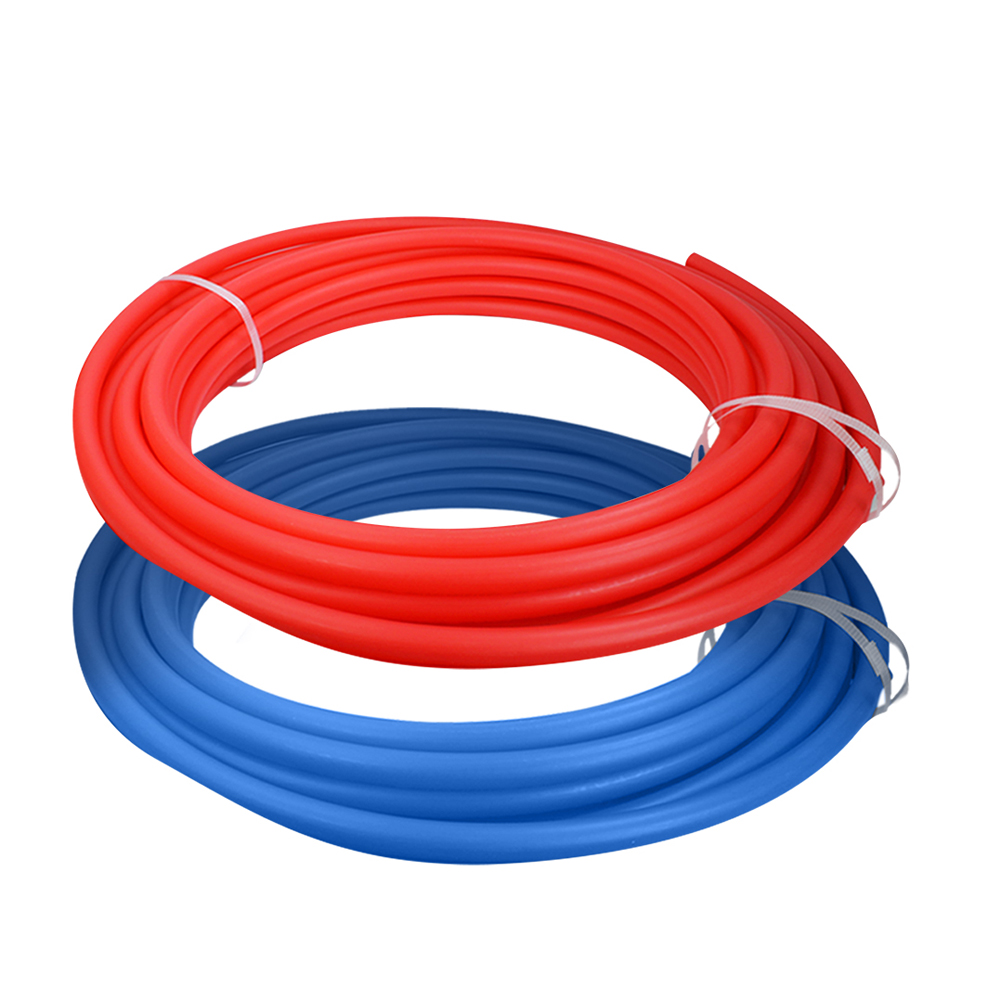PEX Potable Water Tubing Combo Tube Coil for Non-Barrier PEX-B Residential and Commercial Hot and Cold Water Plumbing Application (1 Red + 1 Blue) - image 1 of 7