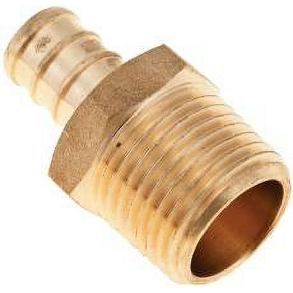 PEX� XL BRASS FIRE SPRINKLER MALE ADAPTER, 1 IN. BARB X 1 IN. MPT, LEAD FREE per 8 Each