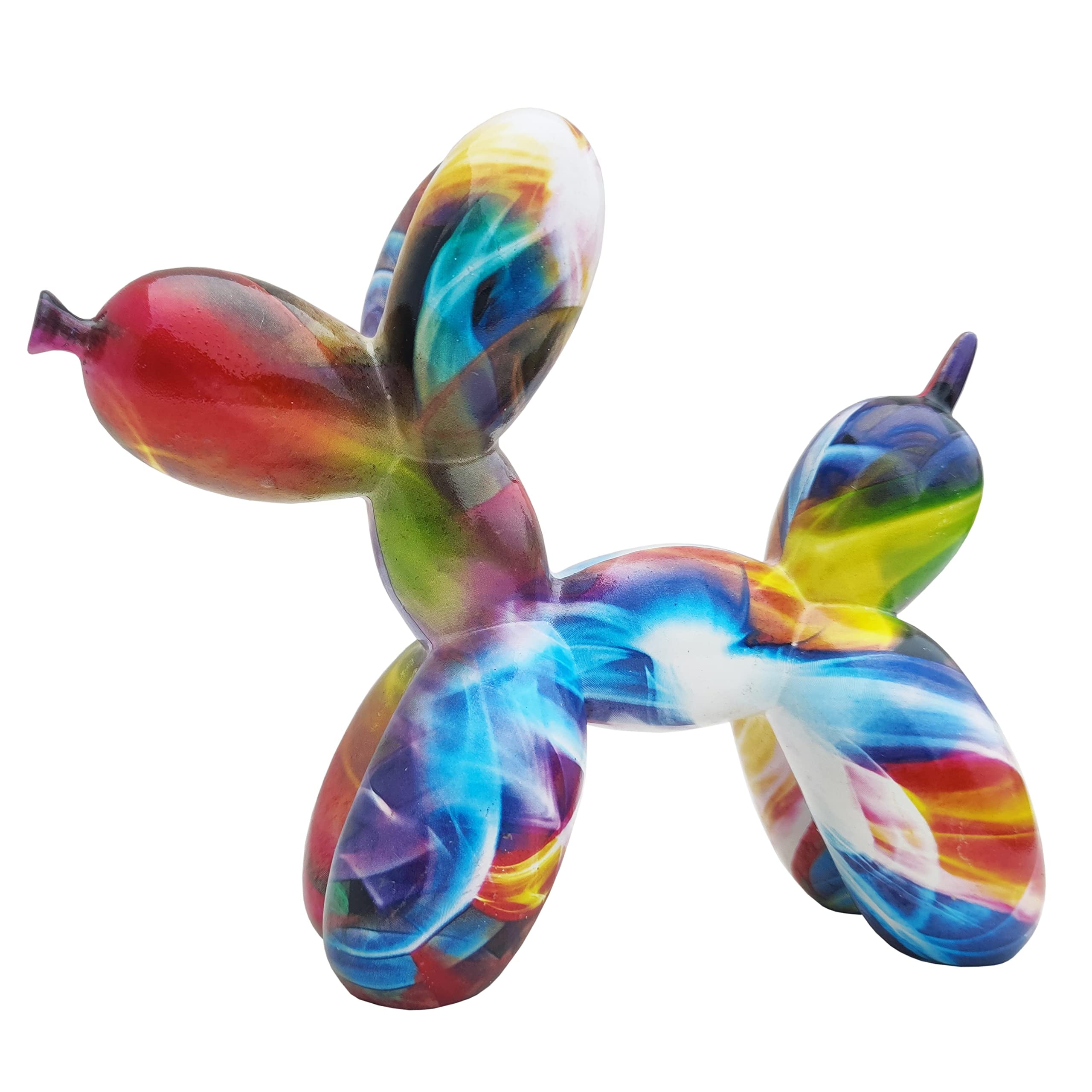 PEXBEE Balloon Dog Statue Decorations Art Modern Sculpture Collectible