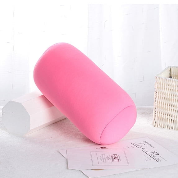 PEXLYCLU Cylindrical Roll Pillow – Microbead Bolster for Neck, Back, Travel, Home Sleeping Support.