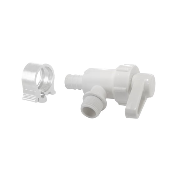 PEXLock Ang Comp Valve 1/2"x3/8"