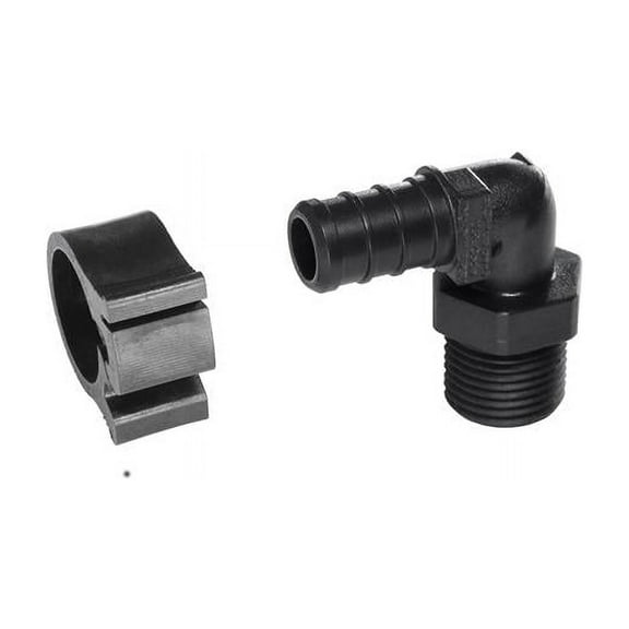 PEXLock Male Elbow 1/2"x3/8"MPT