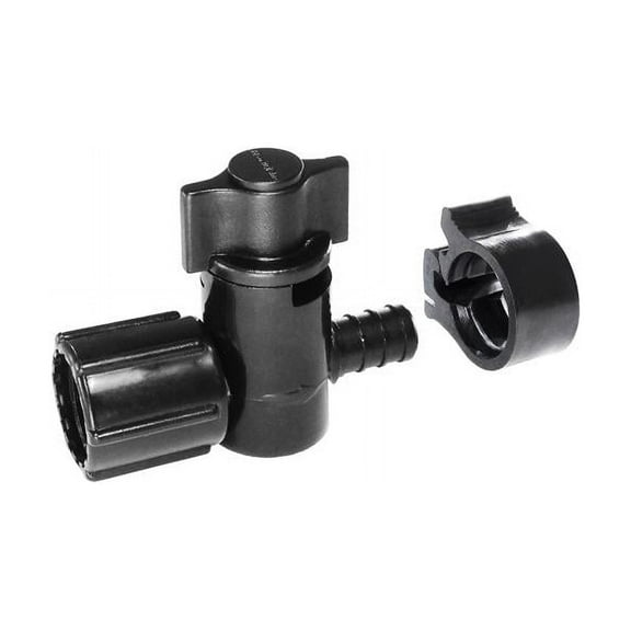 PEXLock Manifold Valve Blk 1/2"