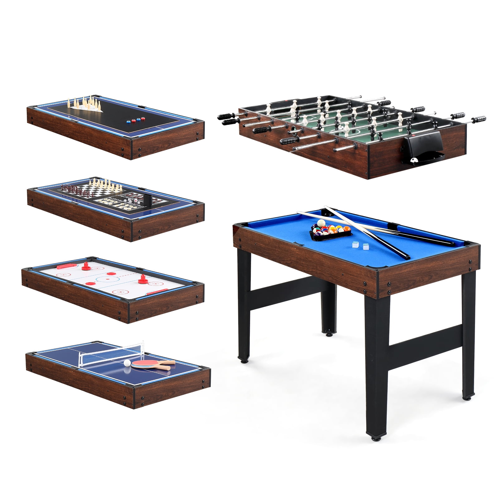 Giantex 10-in-1 Combo Game Table Set, Multi Game Table for Home, Game Room  