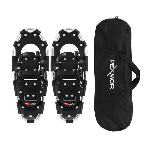 PEXMOR Lightweight Snowshoes, 21''/25''/28''/30'', Aluminum, Adjustable