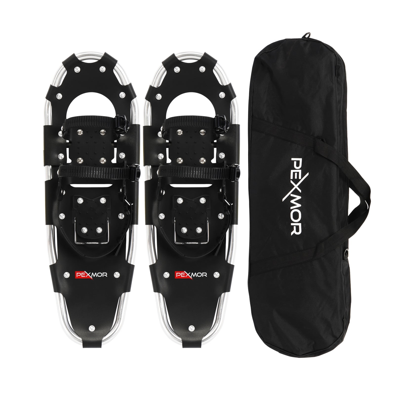 PEXMOR 21''/25''/28''/30'' Lightweight Snowshoes for Men Women Youth Kids, Aluminum Alloy