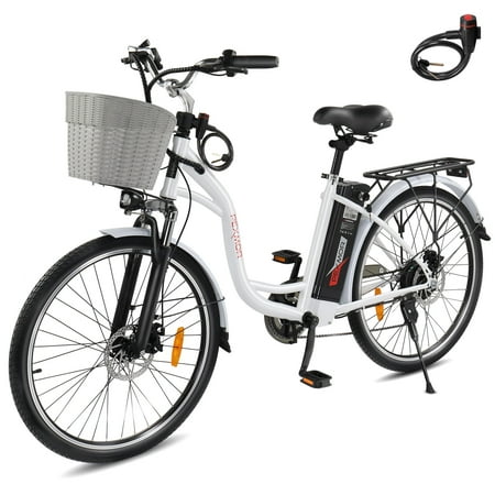 PEXMOR 26" Electric Cruiser Bicycle for Adults, 350W