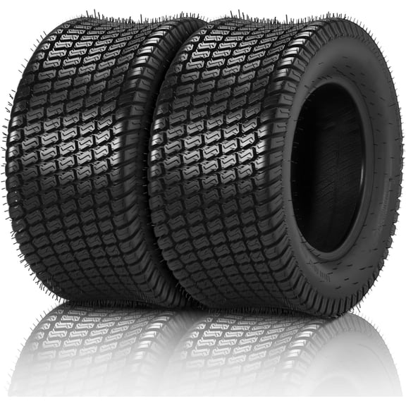 PEXMOR 26x12.00-12 Lawn Mower Tires, Tubeless 4PR Turf Tire, Most Lawn & Garden Utility Vehicles Use, Set of 2