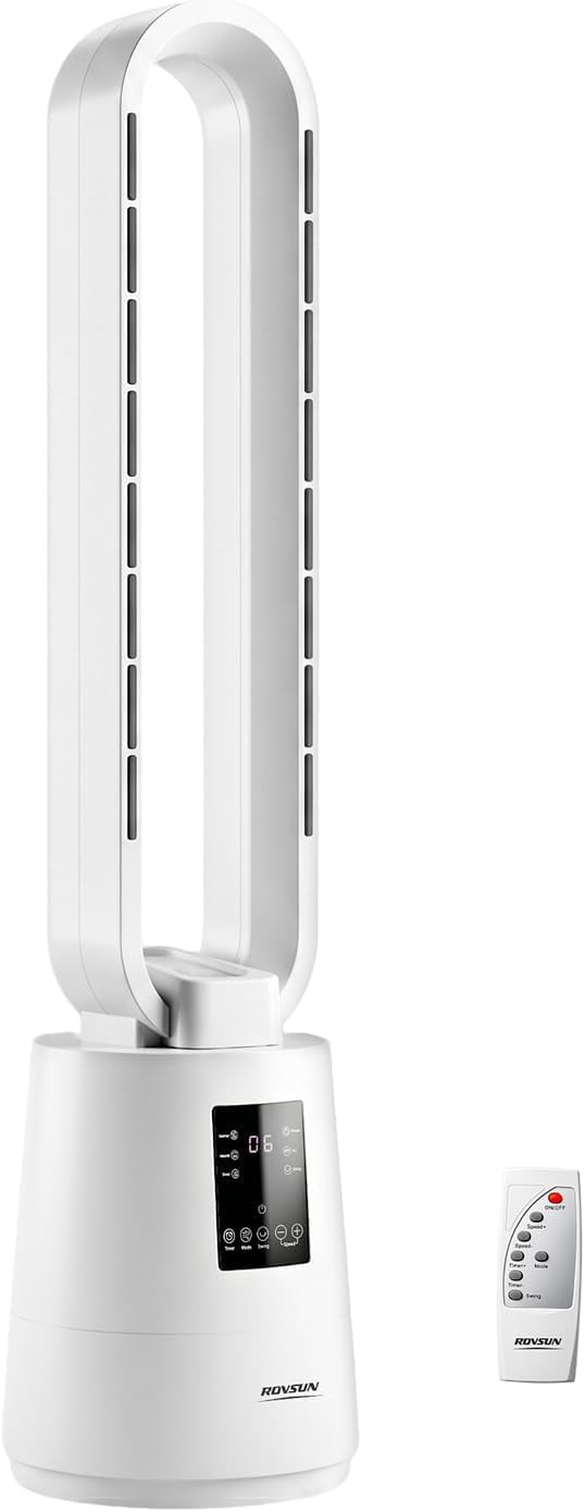 pexmor-38-bladeless-tower-fan-with-mood-lighting-portable-quiet
