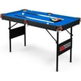 PEXMOR 4.5ft Portable Pool Table, Foldable Pool Billiard Table for Kids