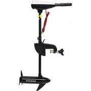 PEXMOR 46LBS Thrust Saltwater Transom Mounted Electric Trolling Motor w/LED Battery Indicator 8 Variable Speed for Inflatable Boats, Jon Boat, Pontoon Fishing Boat