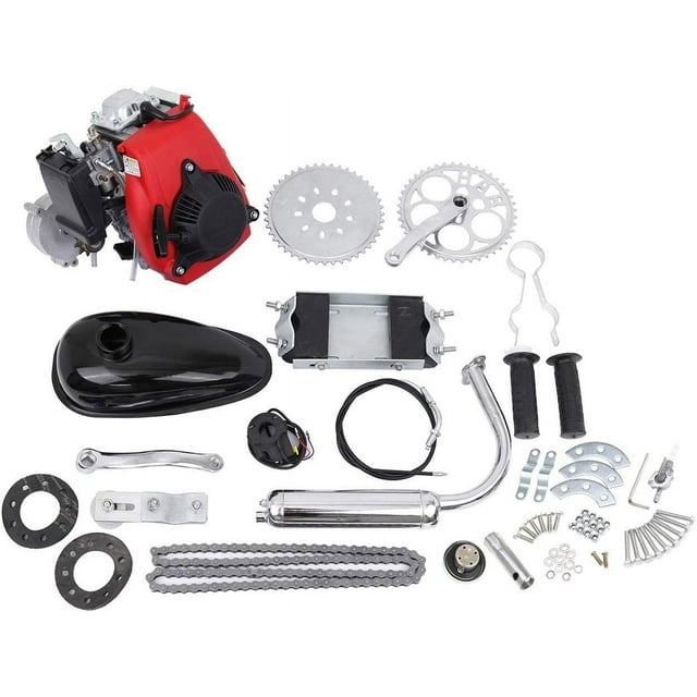 PEXMOR 53cc 4Stroke Bike Motor Bicycle Engine Kit, Motorized Gas Bike