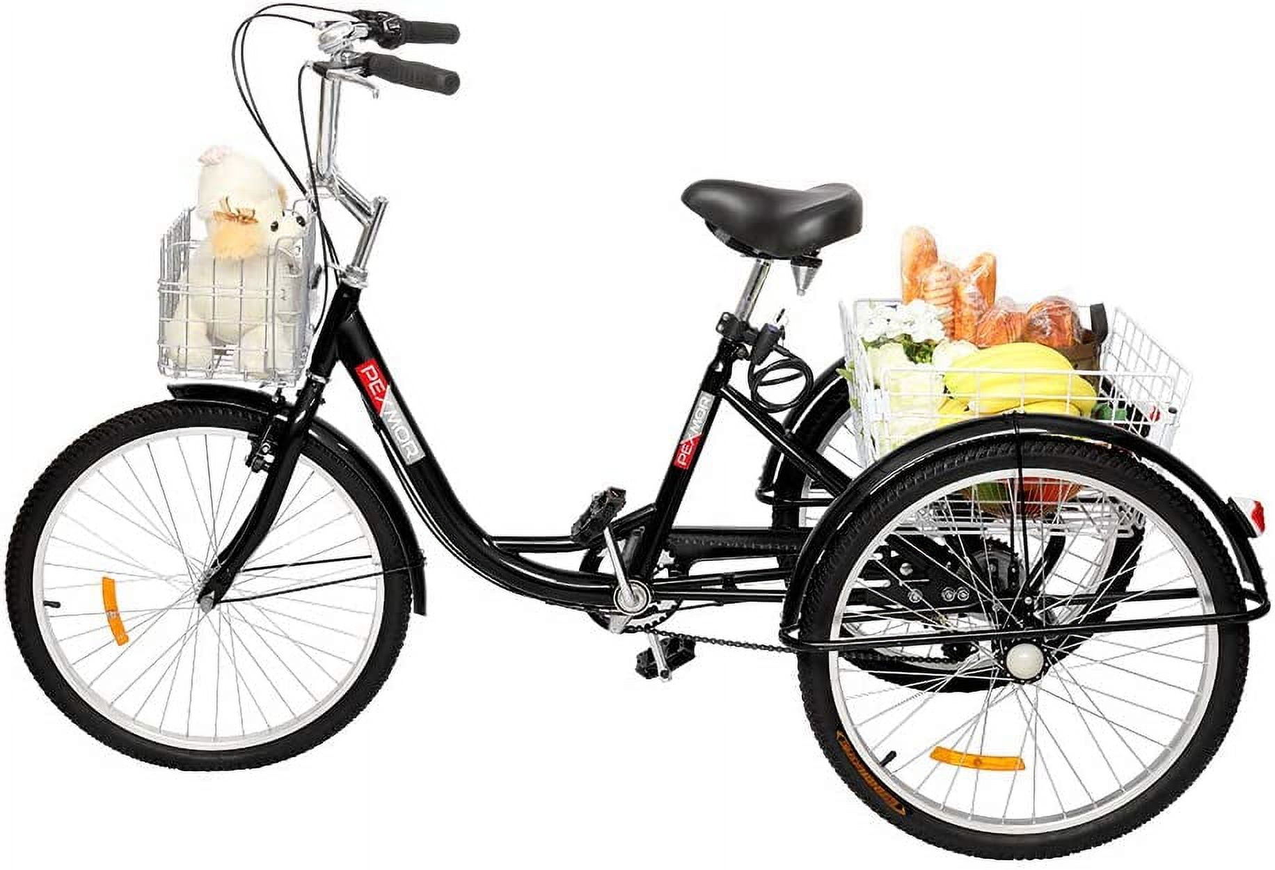 Tricycle rear sale basket