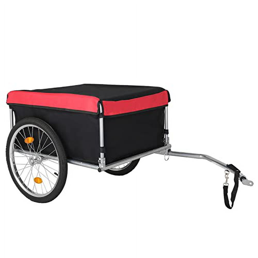 PEXMOR Bike Cargo Trailer, Foldable Bicycle Cart Bike Wagon Trailer w ...