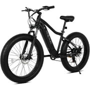 PEXMOR Electric Bike for Adults, 750W BAFANG Motor Electric Mountain Bicycle, 60+ Miles 48V 14AH Removable LG Battery, 26" Fat Tire Snow Beach Ebike | Front Suspension | 7 Speed