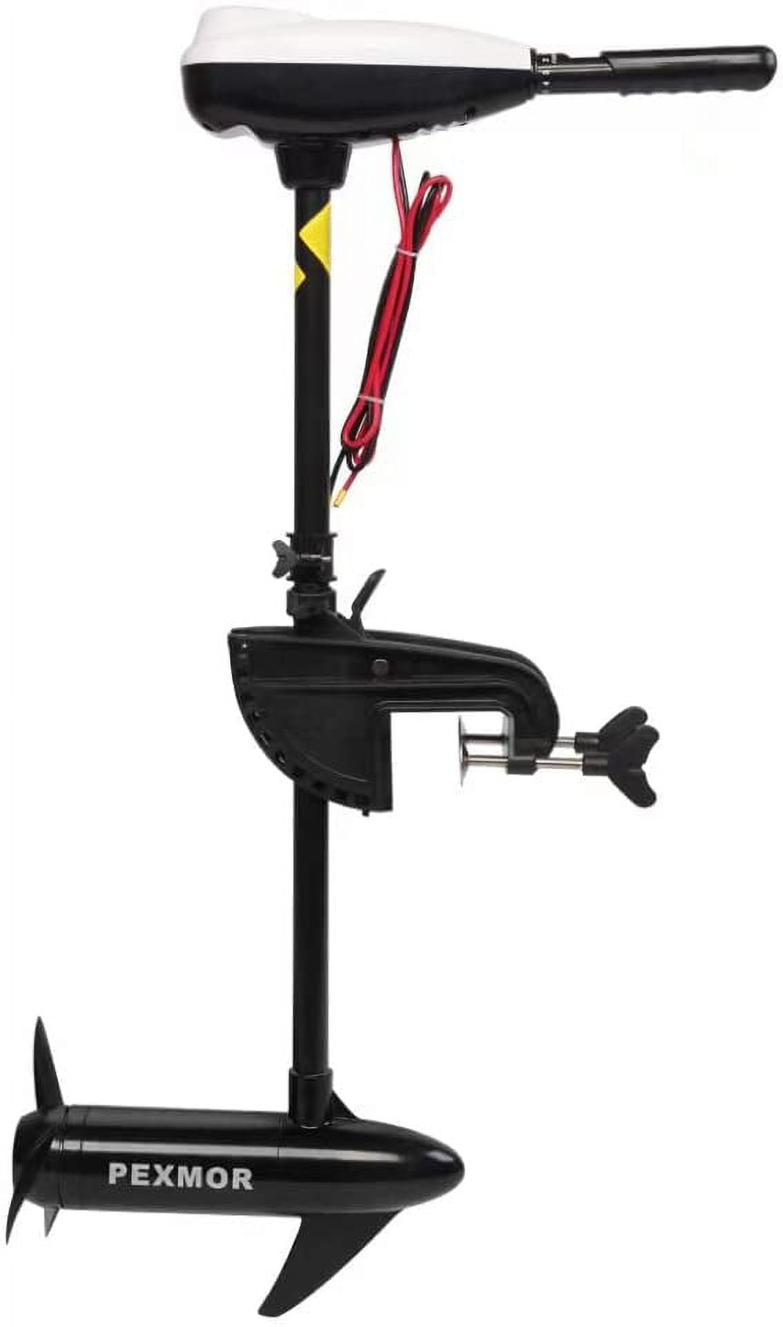 PEXMOR Electric Trolling Motor, Saltwater Mounted, Variable Speed, LED ...