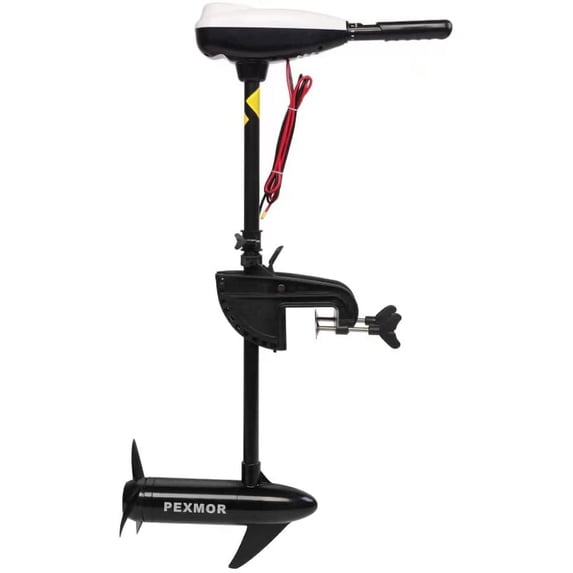 PEXMOR Electric Trolling Motor 36/46/55/86LBS Thrust Transom Mount w ...