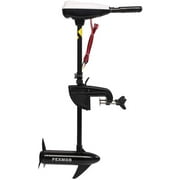 PEXMOR Electric Trolling Motor 36/46/55/86LBS Thrust Saltwater Transom Mounted w/LED Battery Indicator 8 Variable Speed for Kayak, Inflatable Fishing Boats