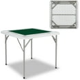 thumbnail image 1 of PEXMOR Foldable Multifunctional Square Gaming Table With Cup Holders For Mahjong Poker Game & Dice Game 4 Player, 34", 1 of 9