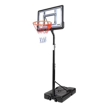 PEXMOR Portable Basketball Hoop Goal Height Adjustable 6.9-8.5 ft Removable Basketball System Outdoor for Youth/Teenagers