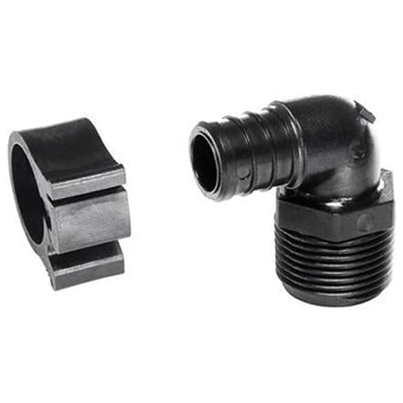 PEXlock 30809 Pipe Swivel Elbow, 3/4 x 3/4 In. MPT - Quantity 10