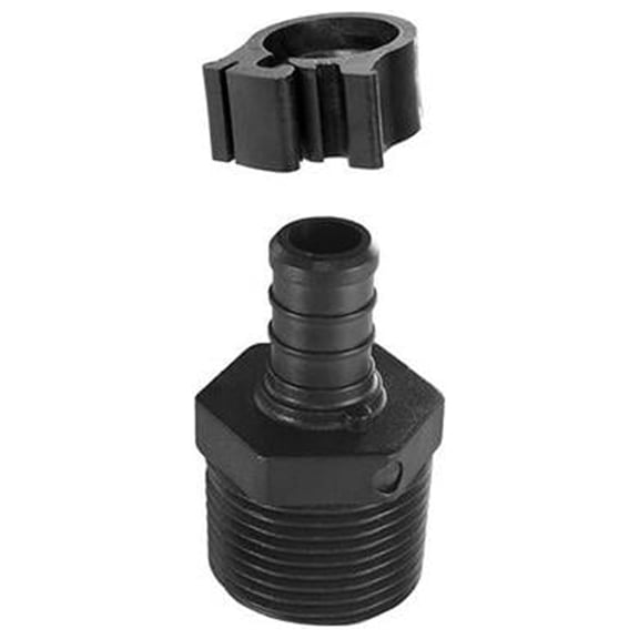 PEXlock 30868 Pipe Male Adapter, 1/2 x 3/4 In. MPT - Quantity 10