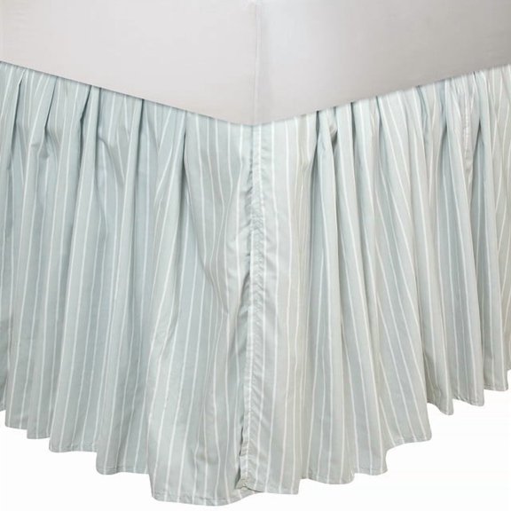 SCAD Piece by Piece Bed Skirt, Light Blue, Twin/Twin XL